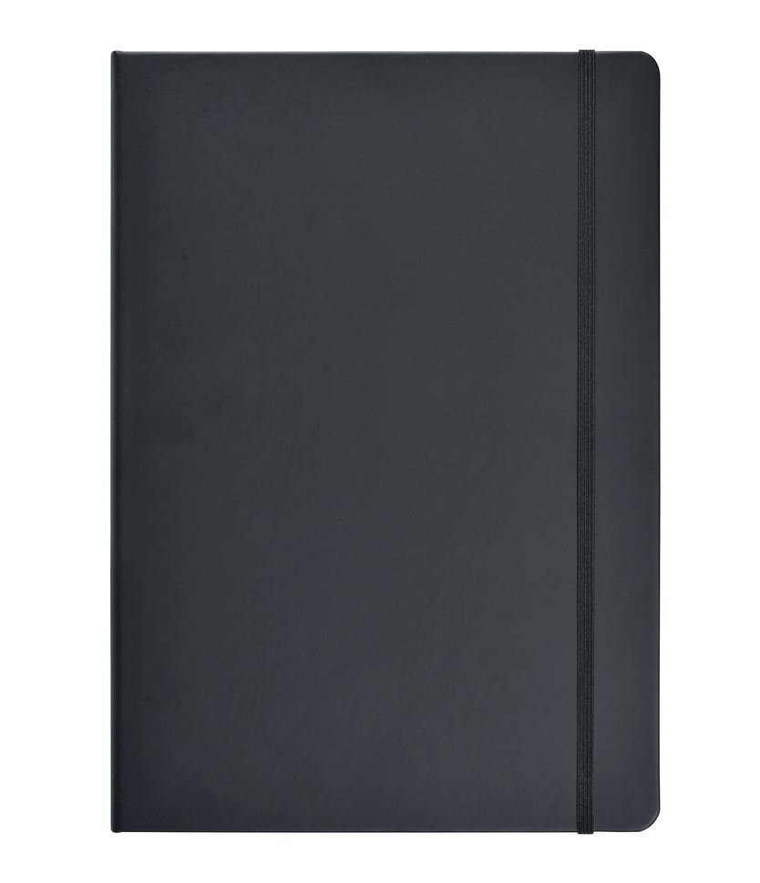 Notesbog A5 linieret 80g 96 sider - med lomme
