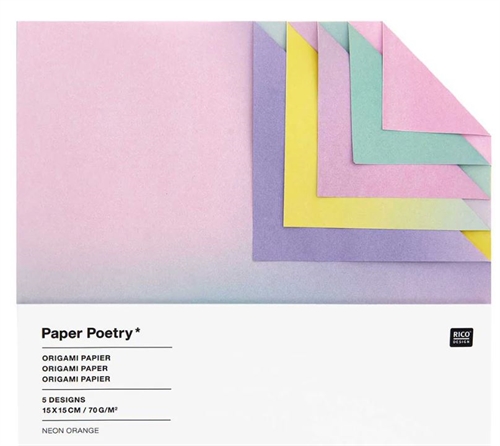 Origami Duo Color Blurry Gradient 15x15 cm 100 blade