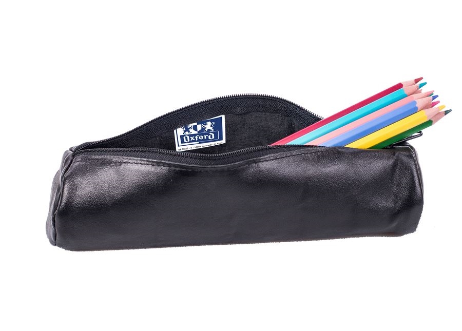 Penalhus Oxford i ægte læder 22 cm