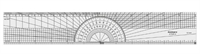 Protractor Grid ruler lineal