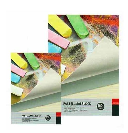 Pastelblok A4 160g. 20blade