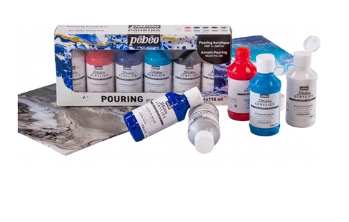 Acrylic Pouring Pebero Experiences  6 x118ml