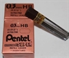Bly pentel 0,3mm, hårhed  HB, H og 2H miner refills pentel tombow staedtler rotring
