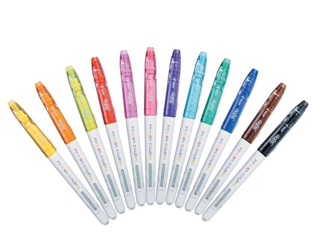 Pilot FriXion Colors - Fiberpen - M - Sæt med 12 farver