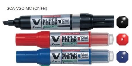 Pilot Begreen marker BG-V med skrå spids