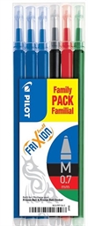 Pilot Frixion Clicker 07 refills 6/pk.