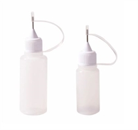 Plastflasker med fin stålspids 1,2mm 10ml og 20ml