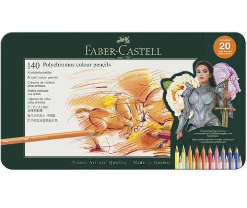 Faber-Castell 140 stk Polychromos inkl. 20 NYE farver