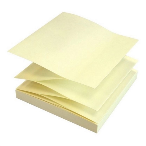 Q-Line Sticky Z-Notes 76x76 mm. 100 blade 12 blokke pr. pk.