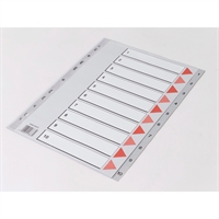 Q-line register 1:10  A4 farve grå