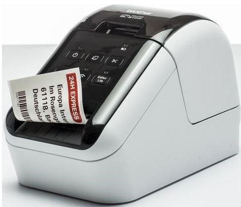 Brother QL-810W - Labelprinter med Wi-Fi AirPrint - 2-farvet tekstprint
