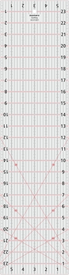 Skrædder lineal  Quilting Ruler 6" x 24" 15x60cm art QS1