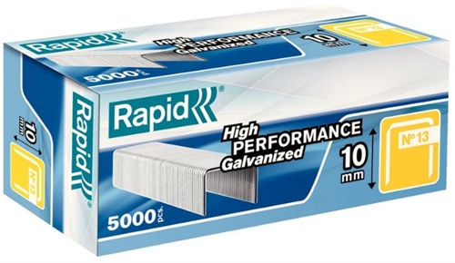 Hæfteklamme Rapid 13/10, 5000/pk.