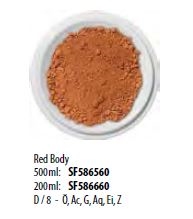 Pigment farve 500 ml. Red Body