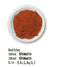 Pigment farve 500 ml. Red Ochre