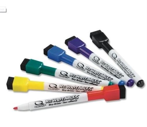 whiteboard penne med magnet  sæt med 6 farver
