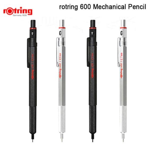 Rotring pencil 600, 0,5 el. 0,7 rød, blå, grøn, sølv eller sort