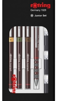 Rotring ISOgraph pennesæt 02 - 0,3 - 0,5 + pencil og tuschpatroner