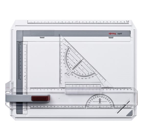 Rotring Tegneplade Rapid A3 incl. kuffert og tilbehør