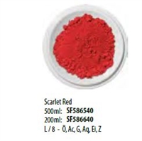 Pigment farve 500 ml. Scarlet Red