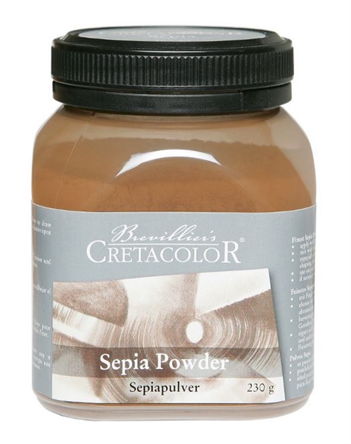 Cretacolor Grafitpulver 230g. Sanquine eller Sepia.