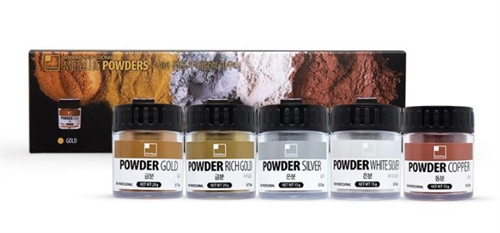 ShinHan Art Metallic Powder sæt - 5 x 20g