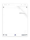 Oxford SmartChart Flipover Papir, 60×80cm, ulinieret Sticky - 3x20ark