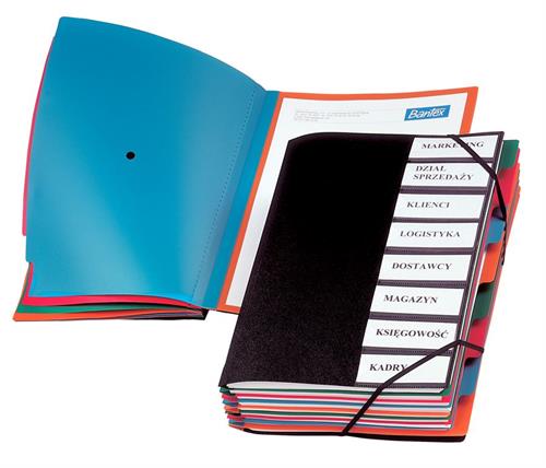 Bantex 8-delt sorteringsmappe og underskriftsmappe 