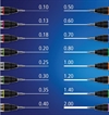 Standardgraph Pro tusch spidser til  rørpen 0,10  0,13 og 0,18