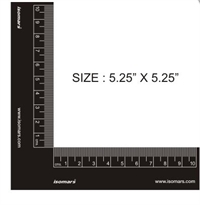 Smykke vinkel trekant 10x10cm