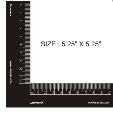 Smykke vinkel trekant 10x10cm