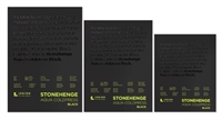 Stonehenge Aqua Coldpress 22x30 cm 300g/m2 Sort papir