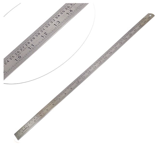 Metallineal 100cm stållineal