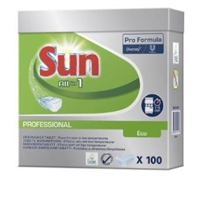 Maskinopvask Tabs Sun All in 1 Eco Blomsten med Saltil Sæbe/Afspænding