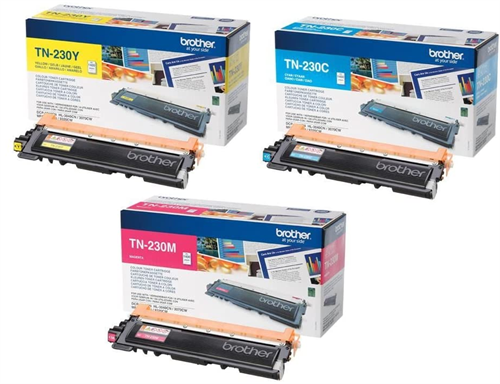 Brother toner TN-230 / TN230 - farve - cyan, magenta, yellow