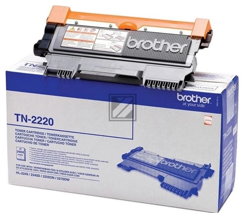 Brother Toner TN-2220 / TN2220 - sort - 2,6K