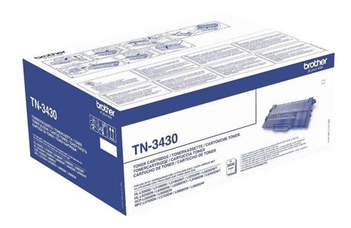 Brother Toner TN-3430 / TN3430 - Sort