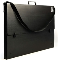 Plast Tegne taske A1+ sort polypropylen  85 x 60,5 x 4cm