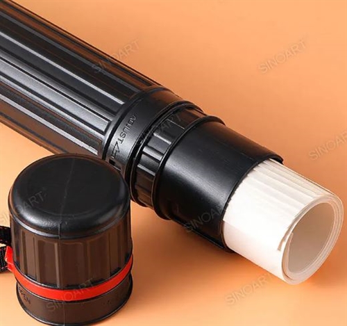 Tegnerør  længde 60 / 97cm teleskoprør Ø85mm med skulderrem  