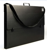 Plast Tegne taske A0+ sort polypropylen  120 x 84,5 x 4cm