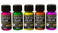 Stofmaling neon 5x50ml