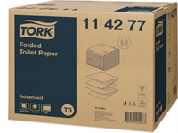 Tork Advanced toiletpapir ark 114277 T3 2 lags, 36 x 242 ark.