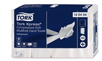 Tork Xpress® H2 Komprimerede Soft Multifold Håndklædeark nr. 120454