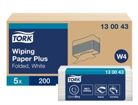 TORK 130043 aftørringspapir advanced 420 performance hvid W4-Top pak 