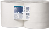 TORK aftørringspapir 131135 advanced 415 W1/W2 1-lags, hvid 480m.