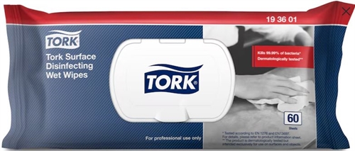 Tork Wet Wipes til desinficering af overflader nr. 193601