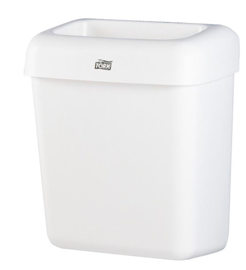 Tork Bin 20 liter B2 affaldsbeholder, plast, hvid