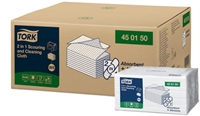 Tork 450150 2-i-1 skure og aftørringsklud W8   360 stk . pr. kasse