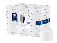 TORK optiServe toiletpapir T7 no. 472650 hvid uden hylse.