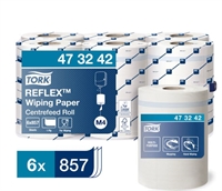 TORK Reflex aftørringspapir 473242  Standard hvid